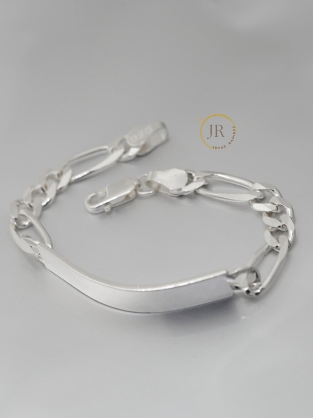 6" 6mm Solid .925 Sterling Silver Figaro ID Bracelet Ideal for Teens & Children